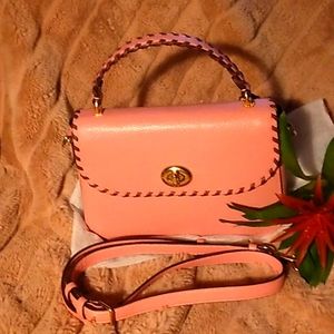 Coach handbag NWT pink with maroon